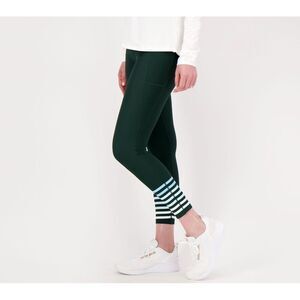 AB by Addison Bay Women's Plus Sz Pants 1X Pattison Legging Green A481947